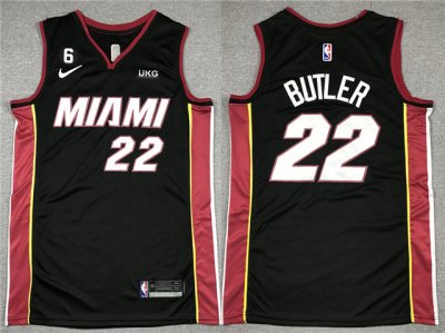 Miami Heat #22 Jimmy Butler Black Swingman Jersey